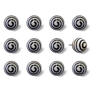 Knob-It Home Decor Classic Cabinet & Drawer Knobs | 12-Piece | K3514